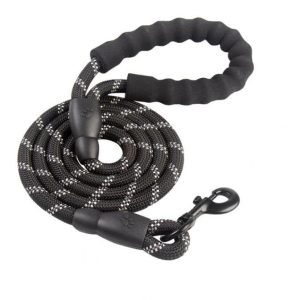 Reflecterende Hondenriem zwart - Afbeelding 1