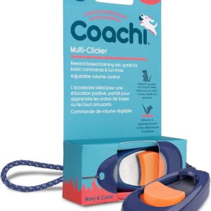 Coachi Multi-clicker Navy en Coral - Afbeelding 1