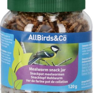 allbirds en co snackpot meelwormen 120g - Afbeelding 1