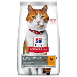 hills adult sterilised cat chicken 10 kg - Afbeelding 1